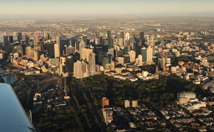 Melbourne City at Sunrise