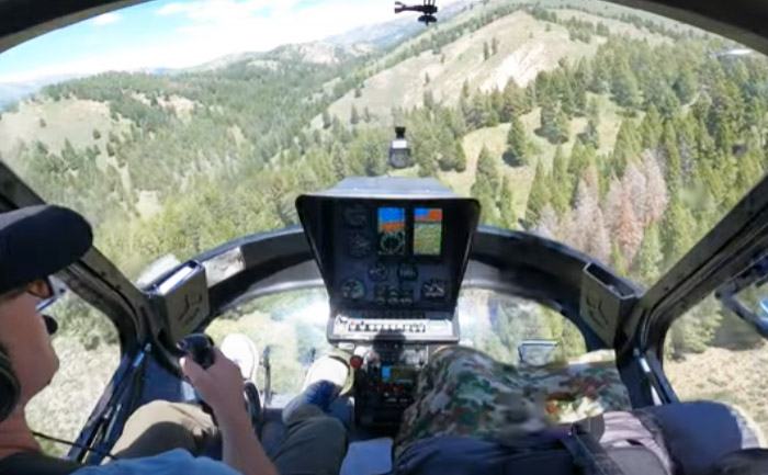 Helicopter Camping in Idaho