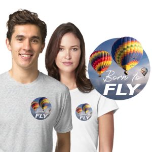 Skysport Born to Fly Ballooning T-Shirt
