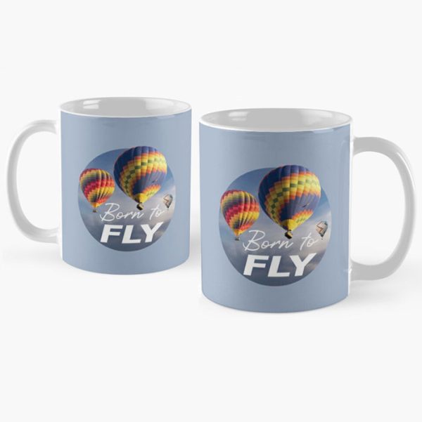 Born to Fly Ballooning Coffee Mug
