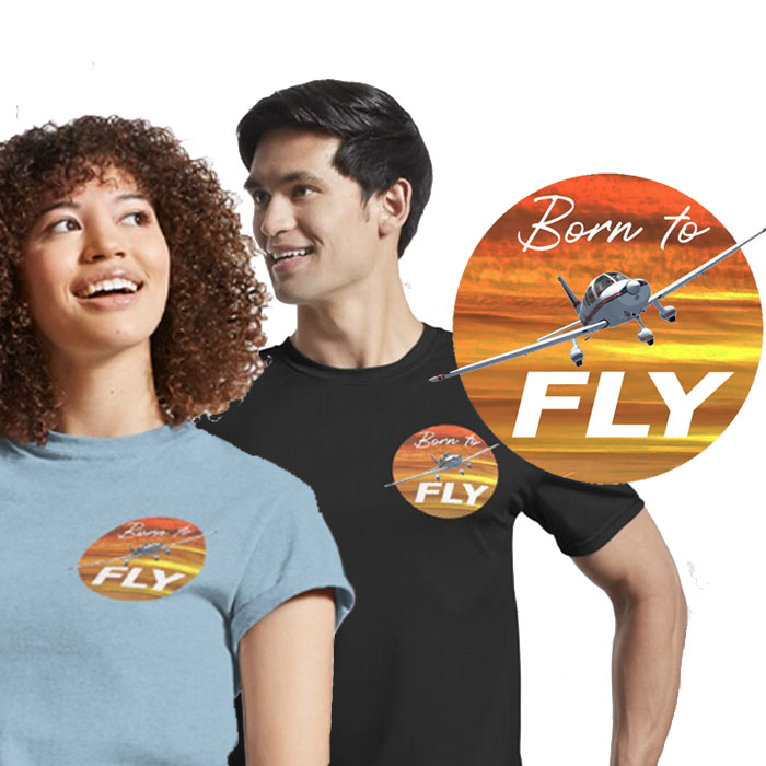 Born to Fly Airplanes T-Shirt