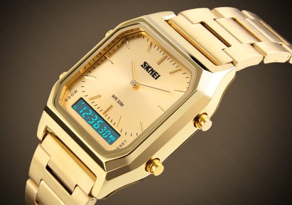 Dual Time Zone Analogue Digital Watch - Unisex - Image 3