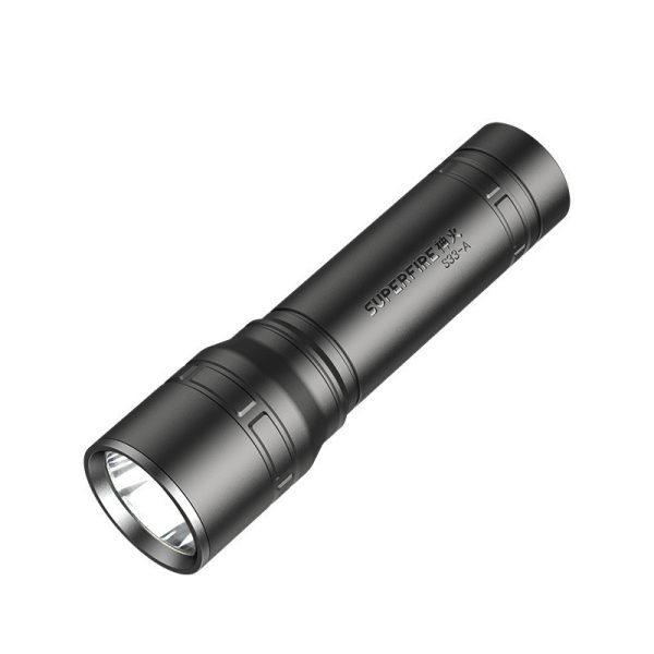 Mini Rhargeable LED Flashlight - black