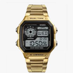 Dual Time Zone Watch Gold
