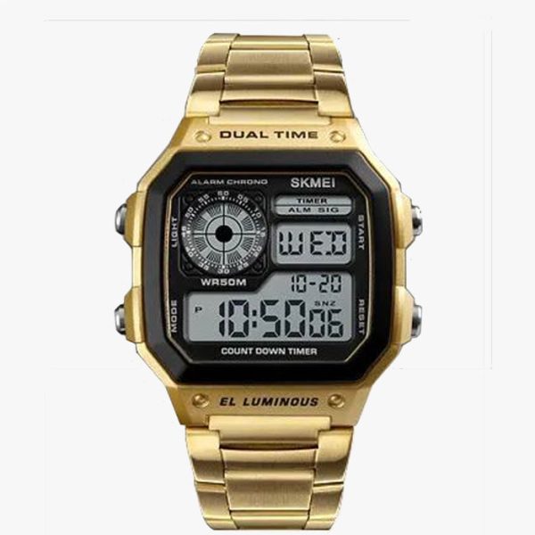 Dual Time Zone Watch Gold