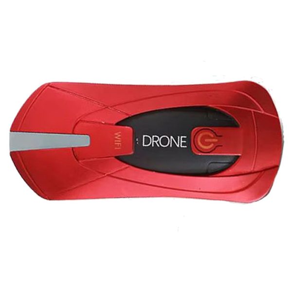 JD-18TX Foldable Quad Drone - red folded