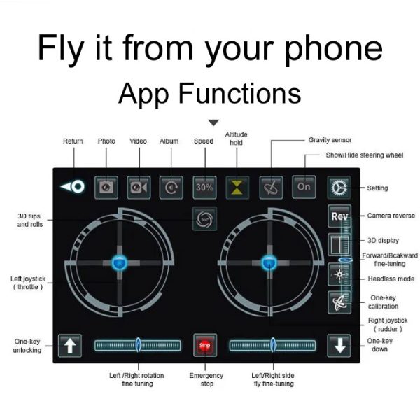 JD-18TX Quad Drone App