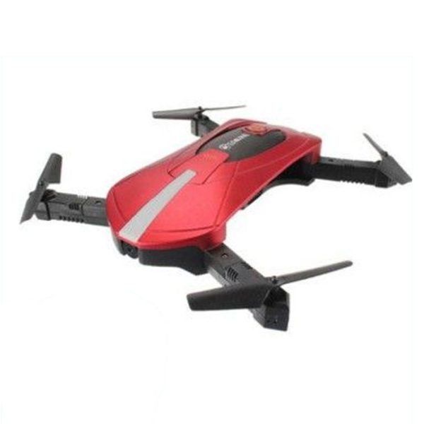 JD-18TX Foldable Quad Drone - red