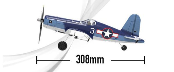 Volantex F4u Corsair Side View