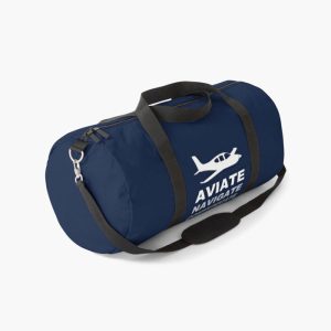 Aviate Navigate Communicate Pilot Duffle Bag - Navy