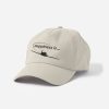 Happiness is… Polo-style Pilot Cap, Black Print, Close View