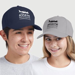 Aviate Navigate Communicate Baseball Style Airplane Pilot Cap