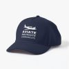 Aviate Navigate Communicate Baseball Style Pilot Cap White Print, close view.