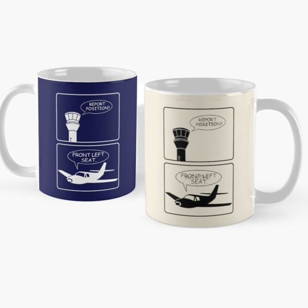 Aviation Humour Coffee Mugs: "Report position?"
