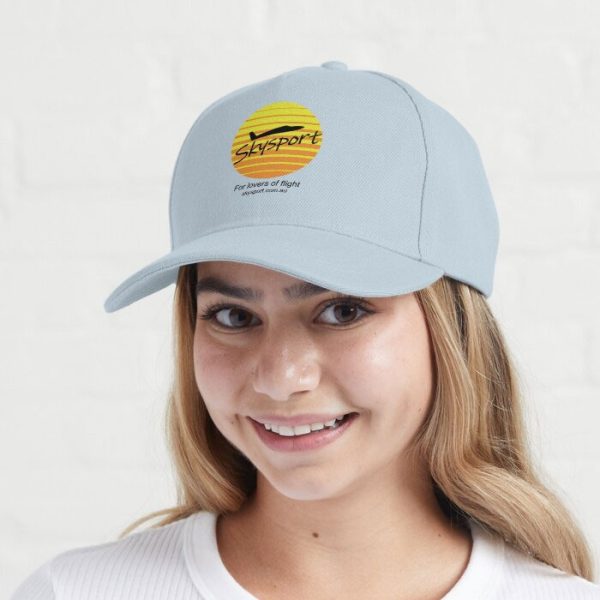 Skysport - lovers of flight Pilot Cap. Black print.