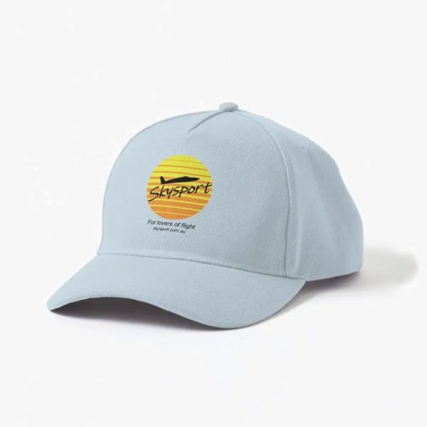 Skysport - lovers of flight Pilot Cap. Black print.