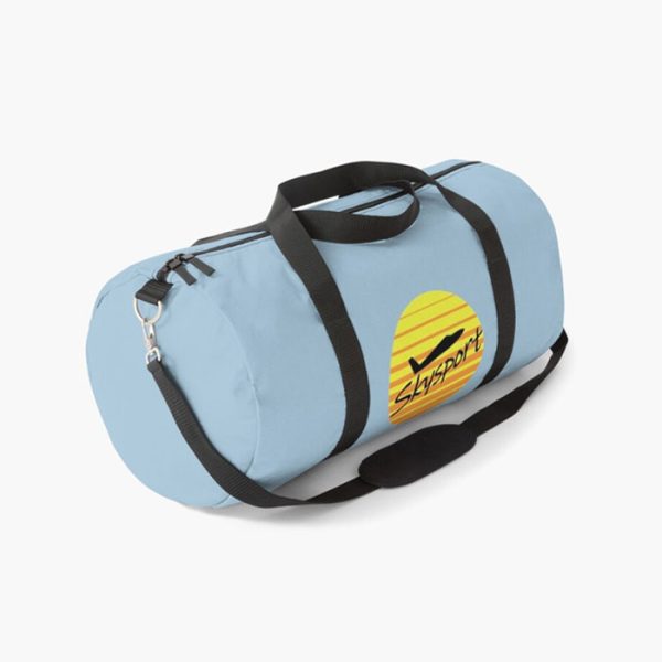 Skysport lovers of flight Duffle Bag Black Text