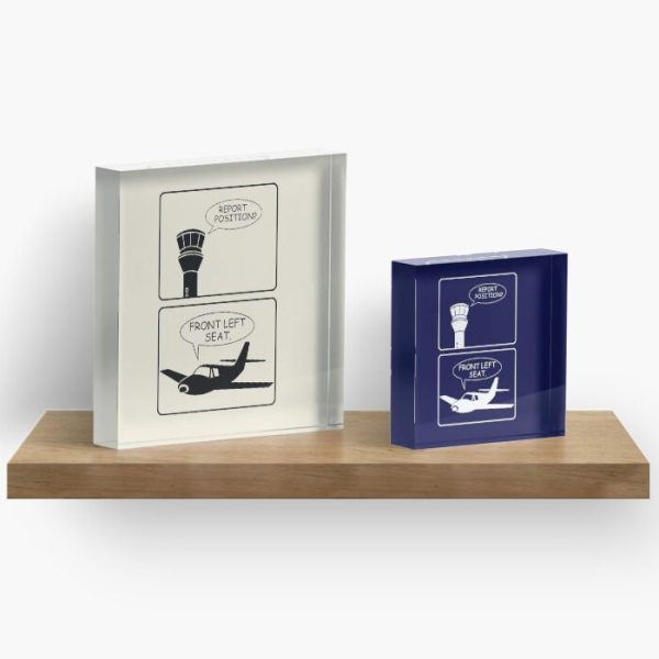 Aviation Humour Acrylic Blocks - Report Position