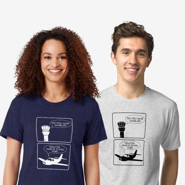 Aviation Humour T-Shirts - Do You Have Charlie