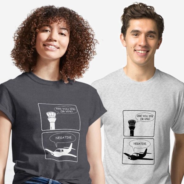 Aviation Humour T-Shirts - Negative
