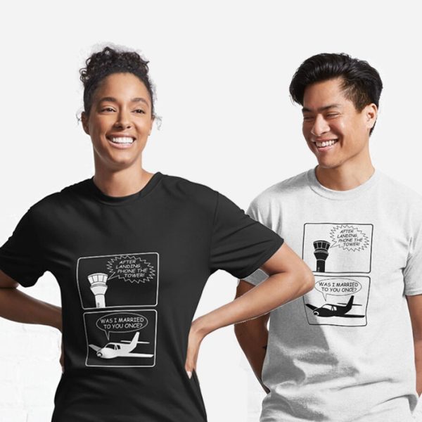 Aviation Humour T-Shirts - Phone the Tower