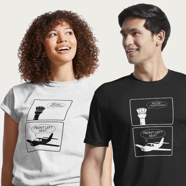 Aviation Humour T-Shirts - Report Position