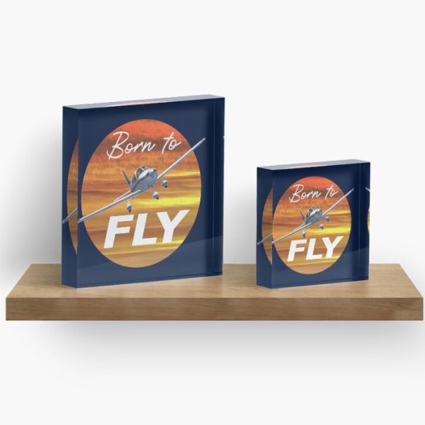 Born to Fly Acrylic Blocks