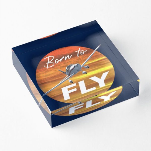 Born to Fly Acrylic Blocks