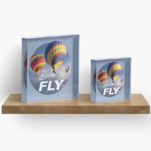 Born to Fly Ballooning Acrylic Blocks