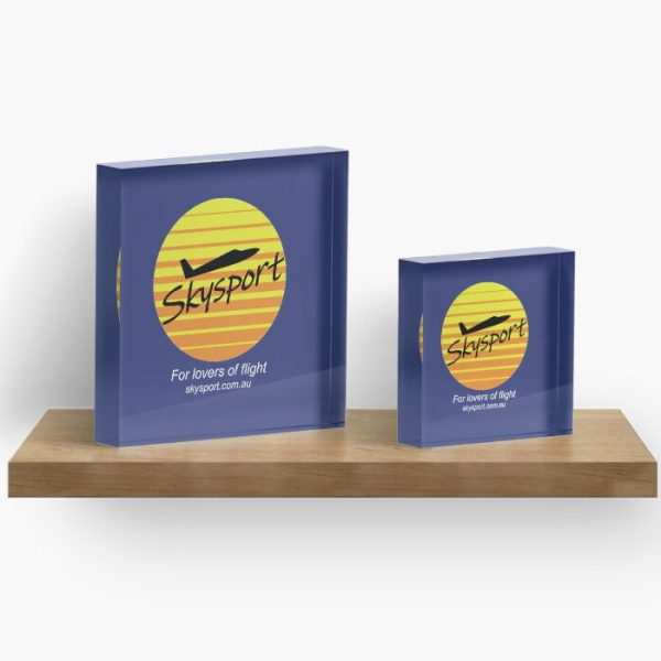 Skysport lovers of flight Acrylic Blocks