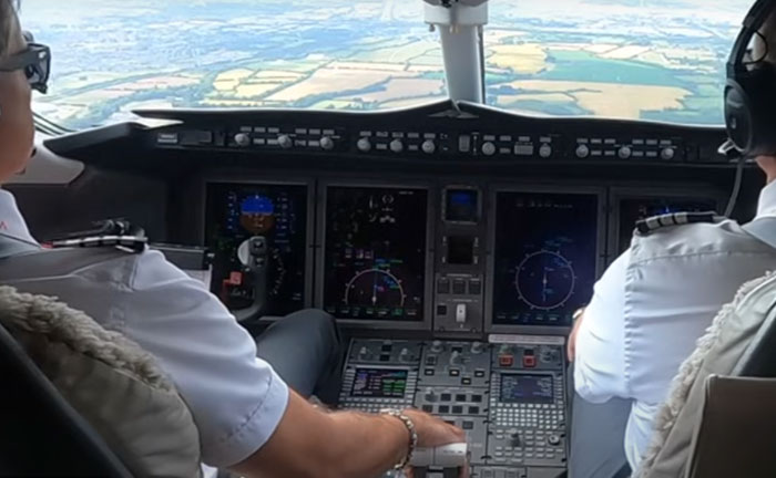 Corporate Pilot Eye View with ATC Audio